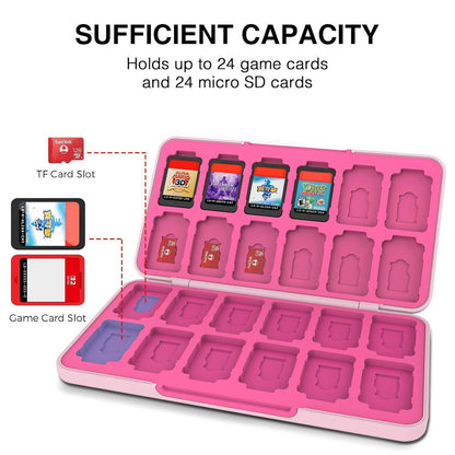 Switch Game Card Aufbewahrungsbox Schutzhülle 24 Card Slots