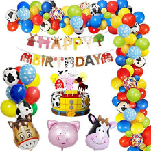Bauernhof Geburtstagsdeko Set Tier Party Deko Luftballons Banner