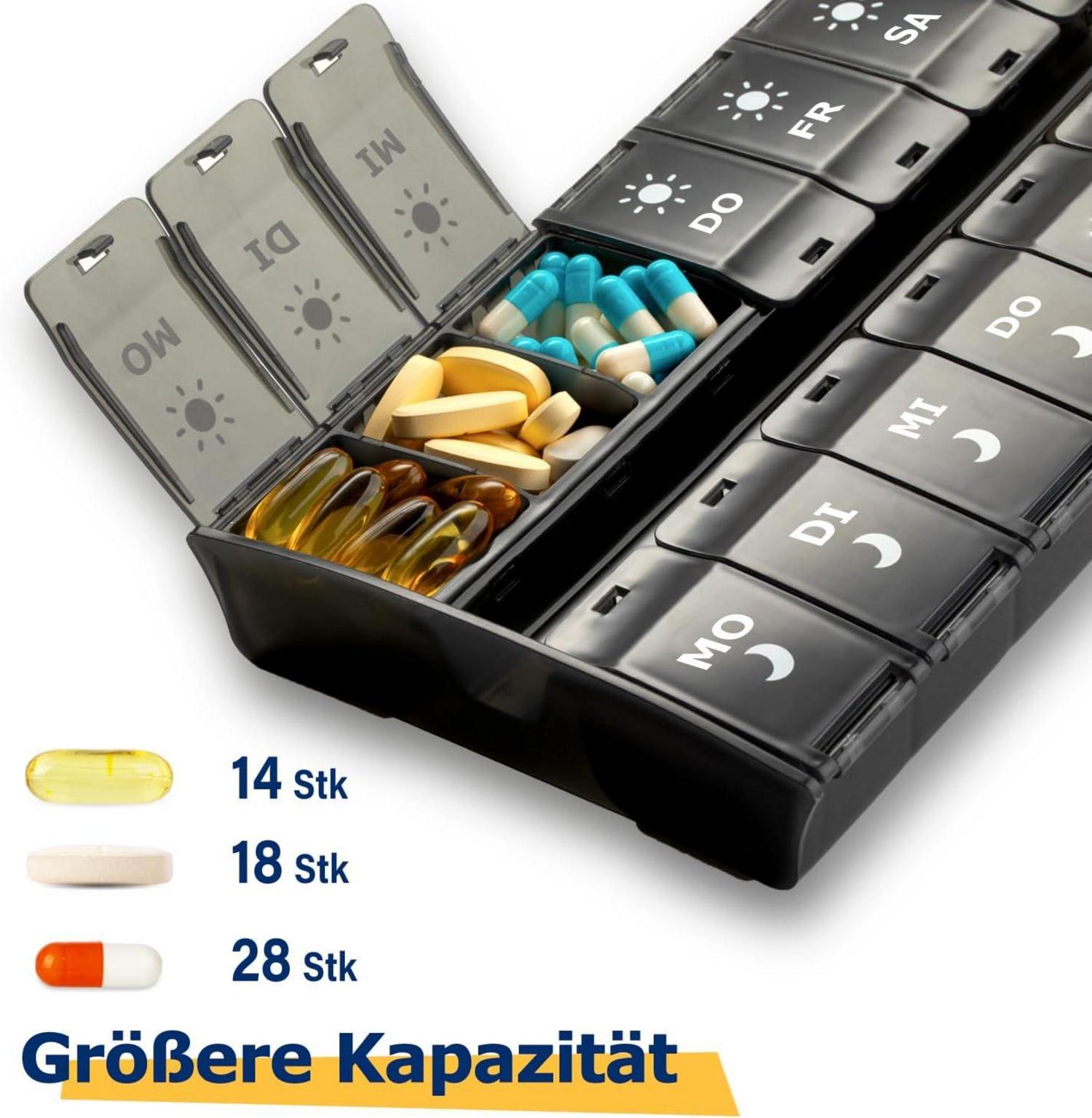 XL Pillen-Organizer 7-Tage mit