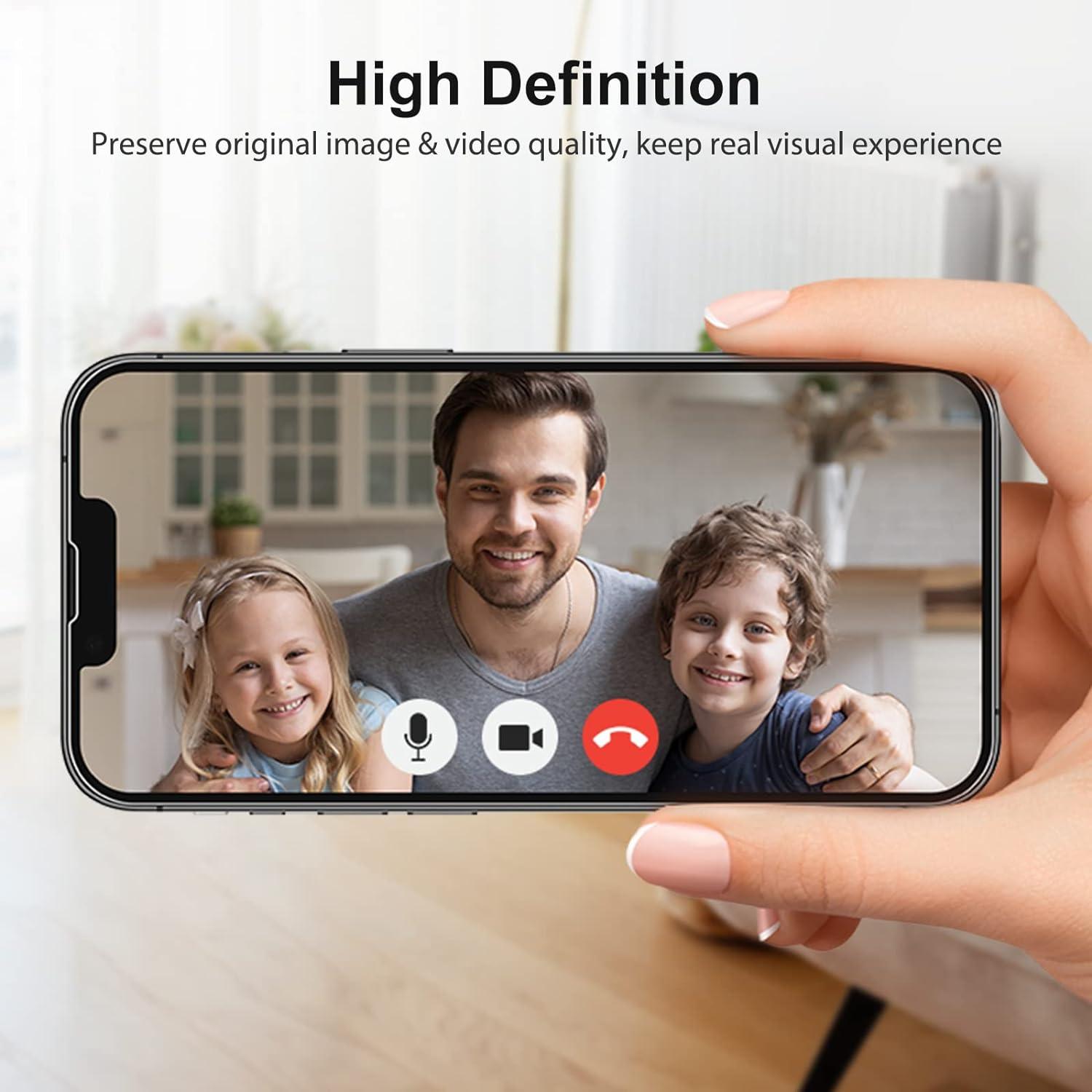 Panzer Schutz Glas iPhone 14 13 Pro 6.1 Zoll HD Klar 9H Härte