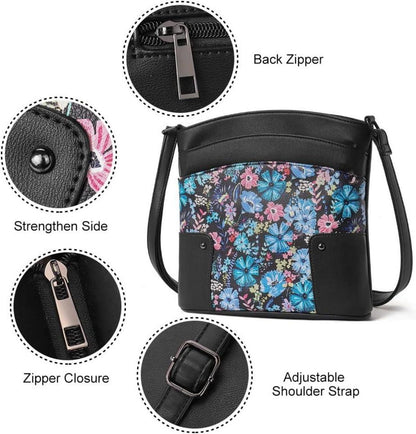 CLUCI Umhängetasche Damen Crossbody Handytasche Geldbörse