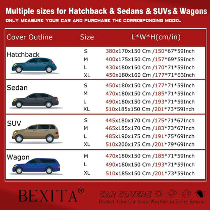 SUV Autoabdeckung L Wasserdicht Allwetter Schutz Plane