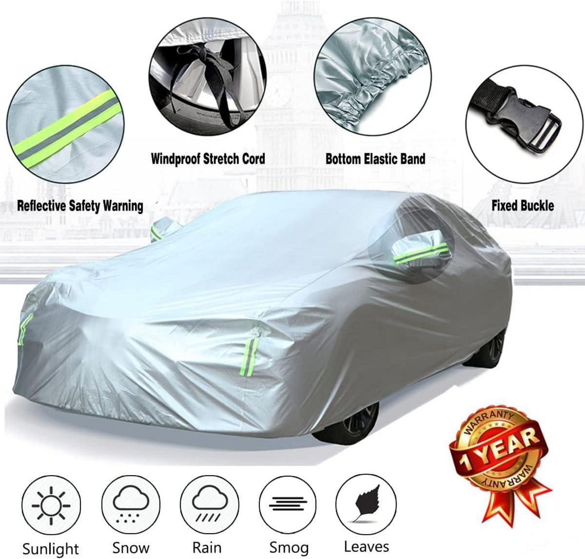 Vollgarage Autoabdeckung wasserdicht All Weather UV-Schutz XL