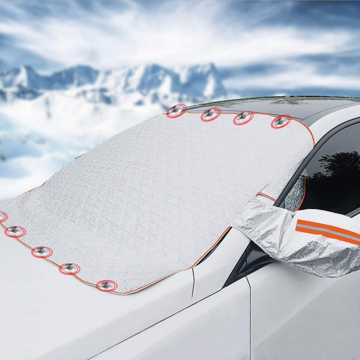 Auto Frontscheibenabdeckung Magnetisch – Schnee, Frost & Sonnenschutz