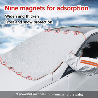 Auto Frontscheibenabdeckung Magnetisch – Schnee, Frost & Sonnenschutz