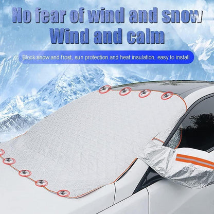 Auto Frontscheibenabdeckung Magnetisch – Schnee, Frost & Sonnenschutz