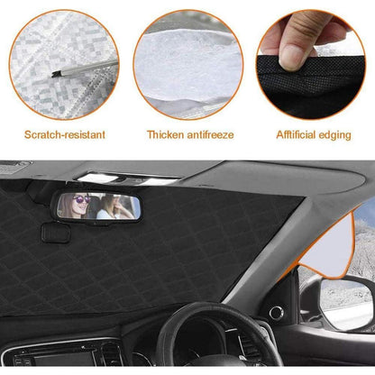 Auto Frontscheibenabdeckung Magnetisch – Schnee, Frost & Sonnenschutz