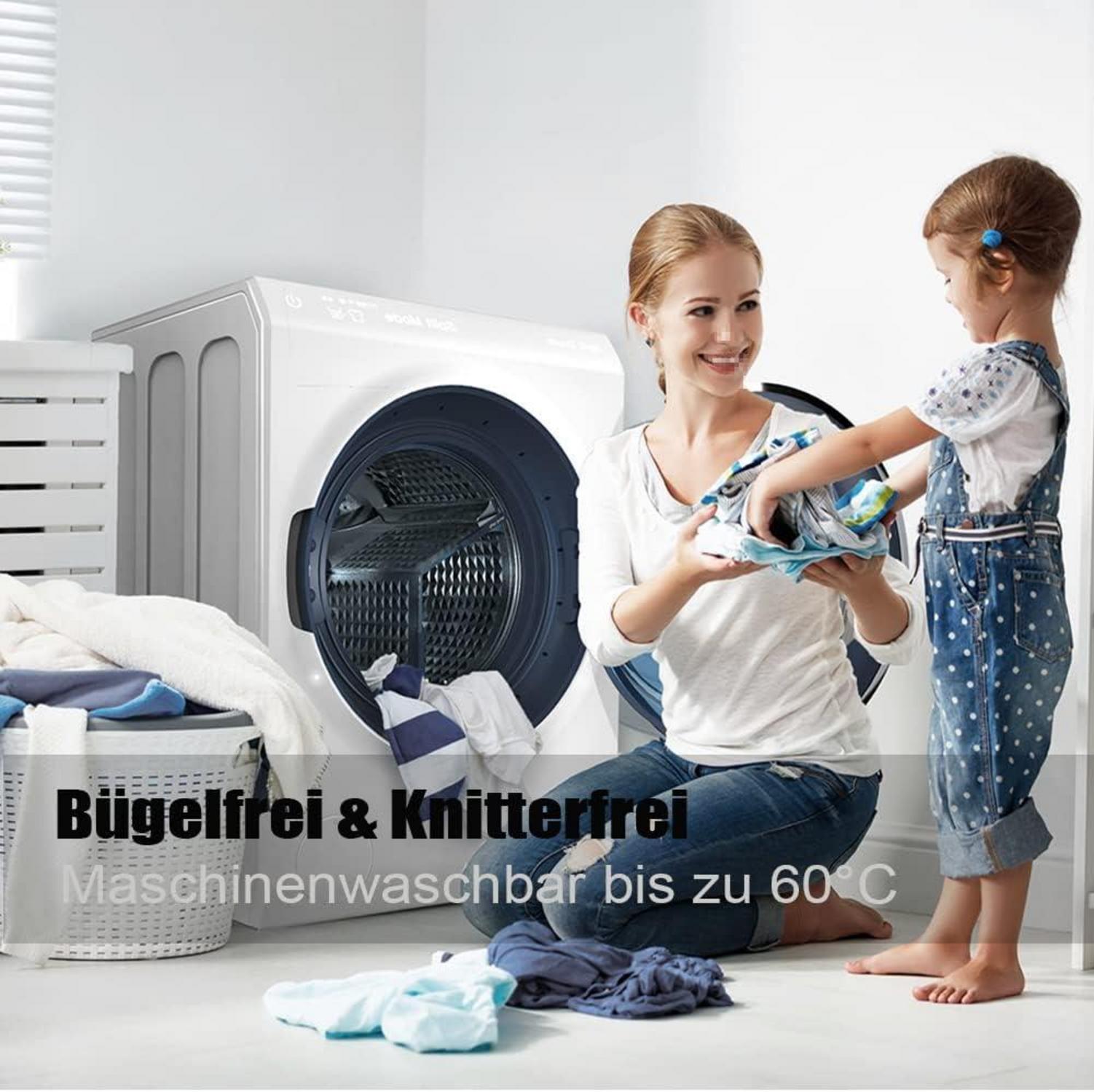 Bettwäsche 200x200 Grau Anthrazit Mikrofaser bügelfrei knitterfrei Set