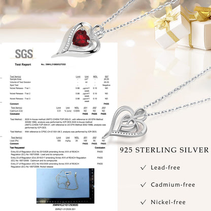 Silber Herz Halskette Damen 925 Sterling Silber Geschenk