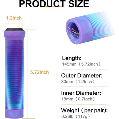 Stunt Scooter Griffe 145mm – Mixed Color, Weich & Komfortabel