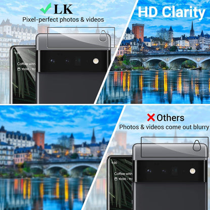 LK Displayschutzfolie 4er Set für Google Pixel 6 Pro - Kamera- und