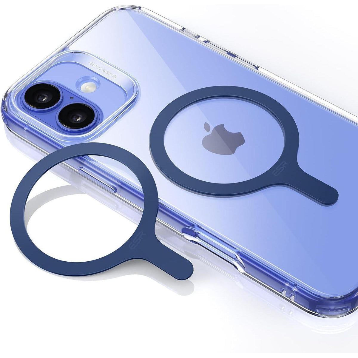 MagSafe Metallring für Handyhüllen, Dunkelblau, 2 Stück