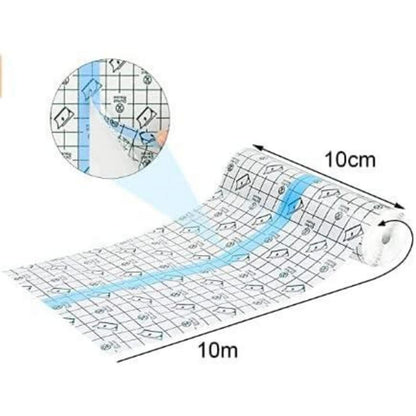 Wasserdichte Gipsrolle 10cm x 10m – Transparenter Verband
