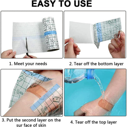 Wasserdichte Gipsrolle 10cm x 10m – Transparenter Verband