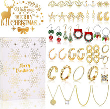 Adventskalender Schmuck 24 Überraschungen Kette Ringe Ohrringe