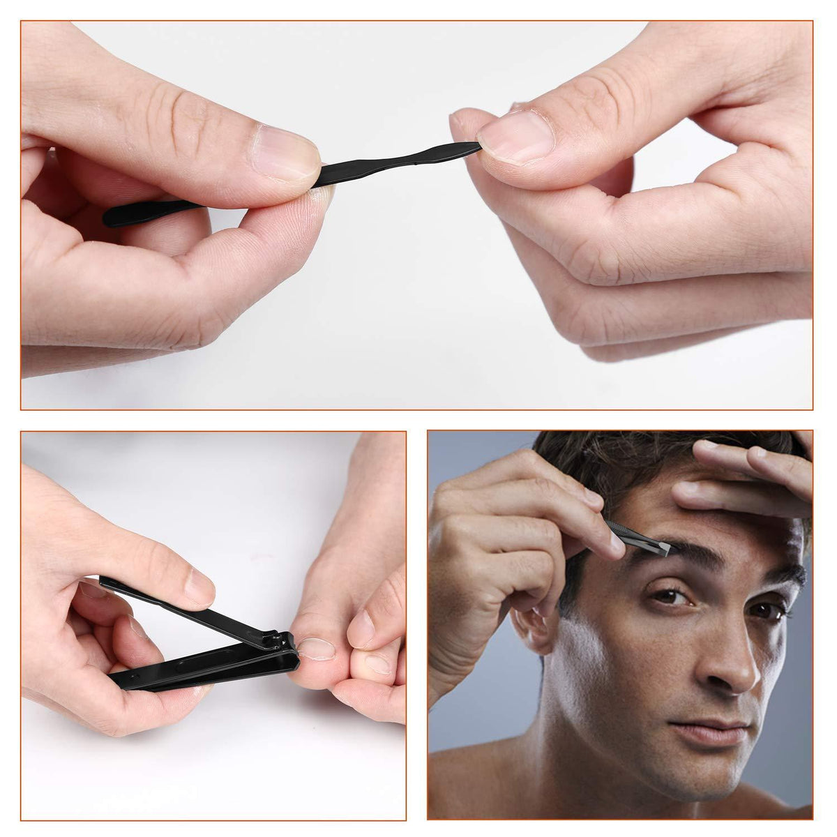 Maniküre Set Nagelknipser Pediküre Werkzeuge Edelstahl Reise Kit