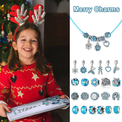 MJARTORIA Himmelblau Schmuck Adventskalender 2026 für