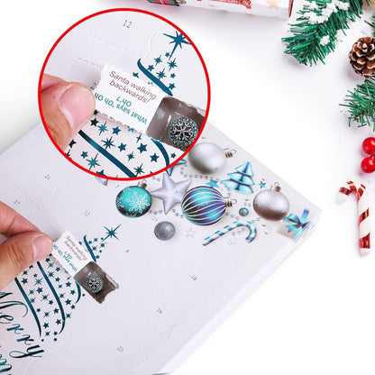 MJARTORIA Himmelblau Schmuck Adventskalender 2026 für