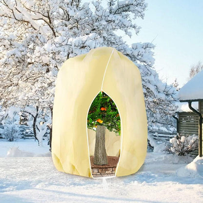 Winterschutz Pflanzen 250x360cm Frostschutz Reißverschluss beige