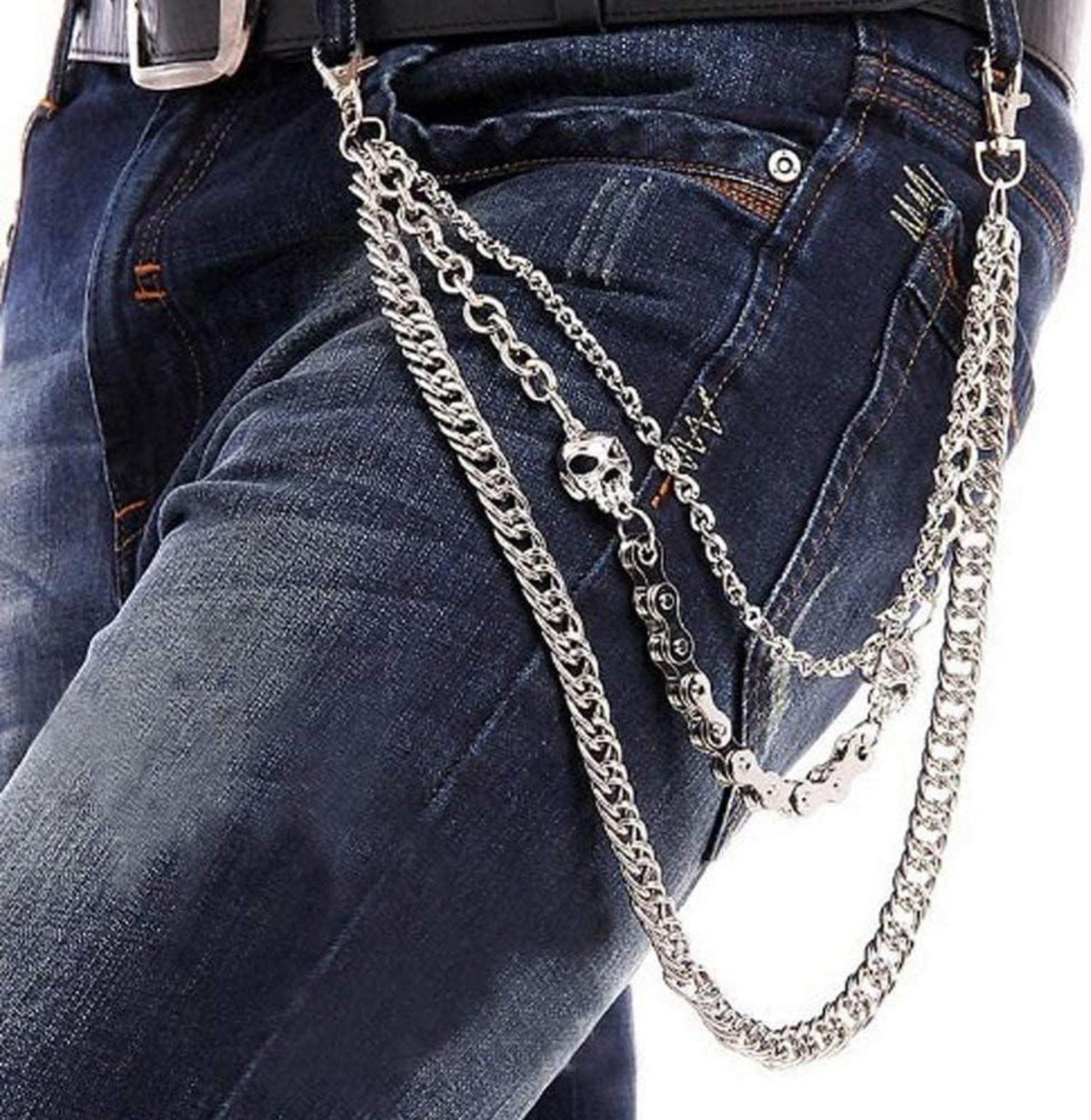 Punk Gothic Rocker Kit Schwermetall 80er 90er Jahre Disco Kostüm