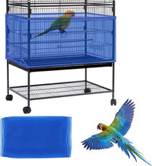 Vogelkäfig Abdeckung Universal Papageien Kordelzug Netz