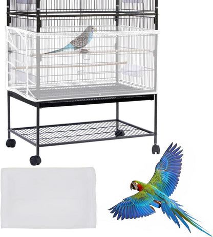 Vogelkäfig Abdeckung Samenfänger Papageien Kordelzug Kleintiere Disney