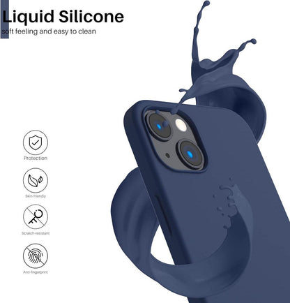 iPhone 13 Silikon Case Hülle Ultra Dünn Schutz Flüssig Handyhülle