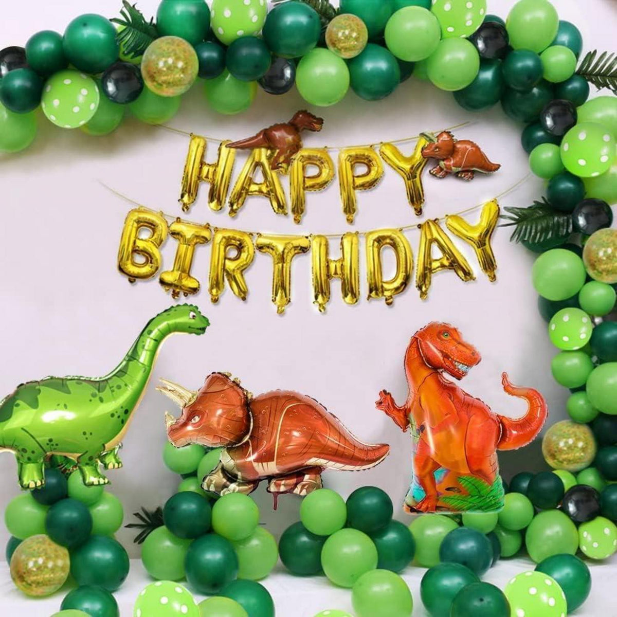 Dinosaurier Geburtstagsdeko Luftballons für Kindergeburtstag - XXL Set