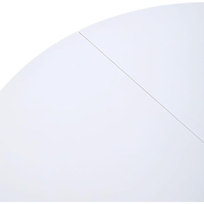 Runder Esstisch Weiß – Moderner Küchentisch 74x80cm