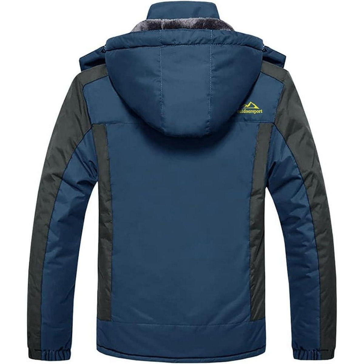 Herren Winterjacke Wasserdicht Warm Blau Skijacke Outdoor