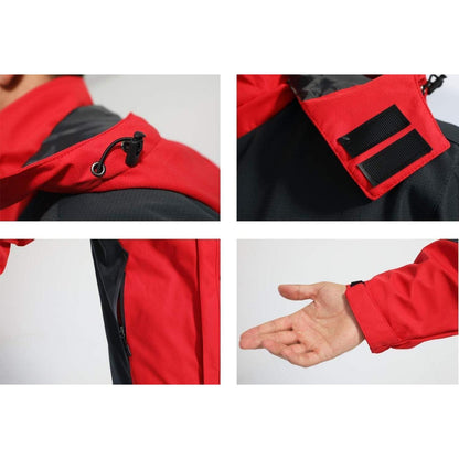 Herren Softshelljacke wasserabweisend mit Kapuze Seeblau