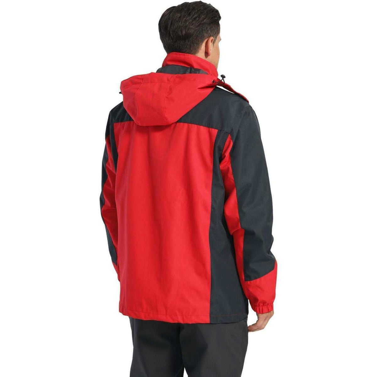 Herren Softshelljacke wasserabweisend mit Kapuze Seeblau M