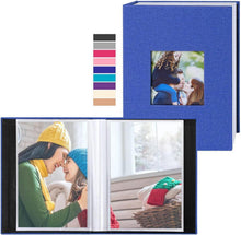 Fotobuch Leinenbezug 10x15 cm 100 Taschen 2er Pack Blau
