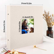 XXL Fotoalbum Leinen 1000 Fotos 10x15cm Beige