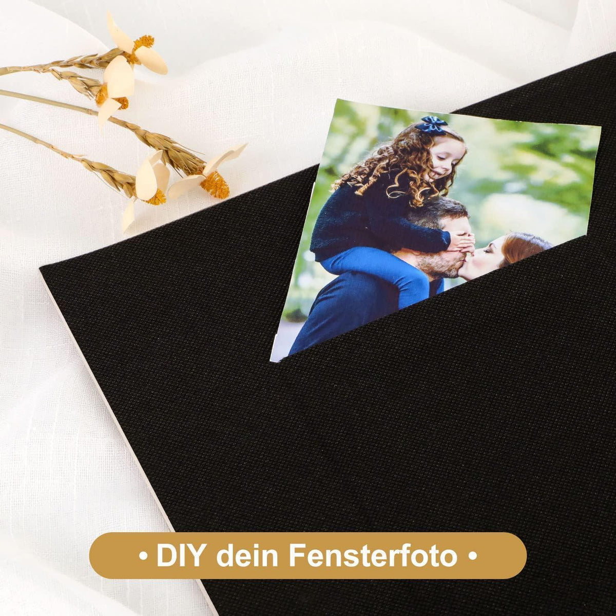 XXL Fotoalbum Leinen 1000 Fotos 10x15cm Beige