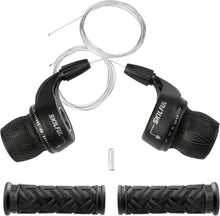 Fahrrad Schalthebel Set 3x6 Revoshifter 6 Fach Drehgriff-Schalter
