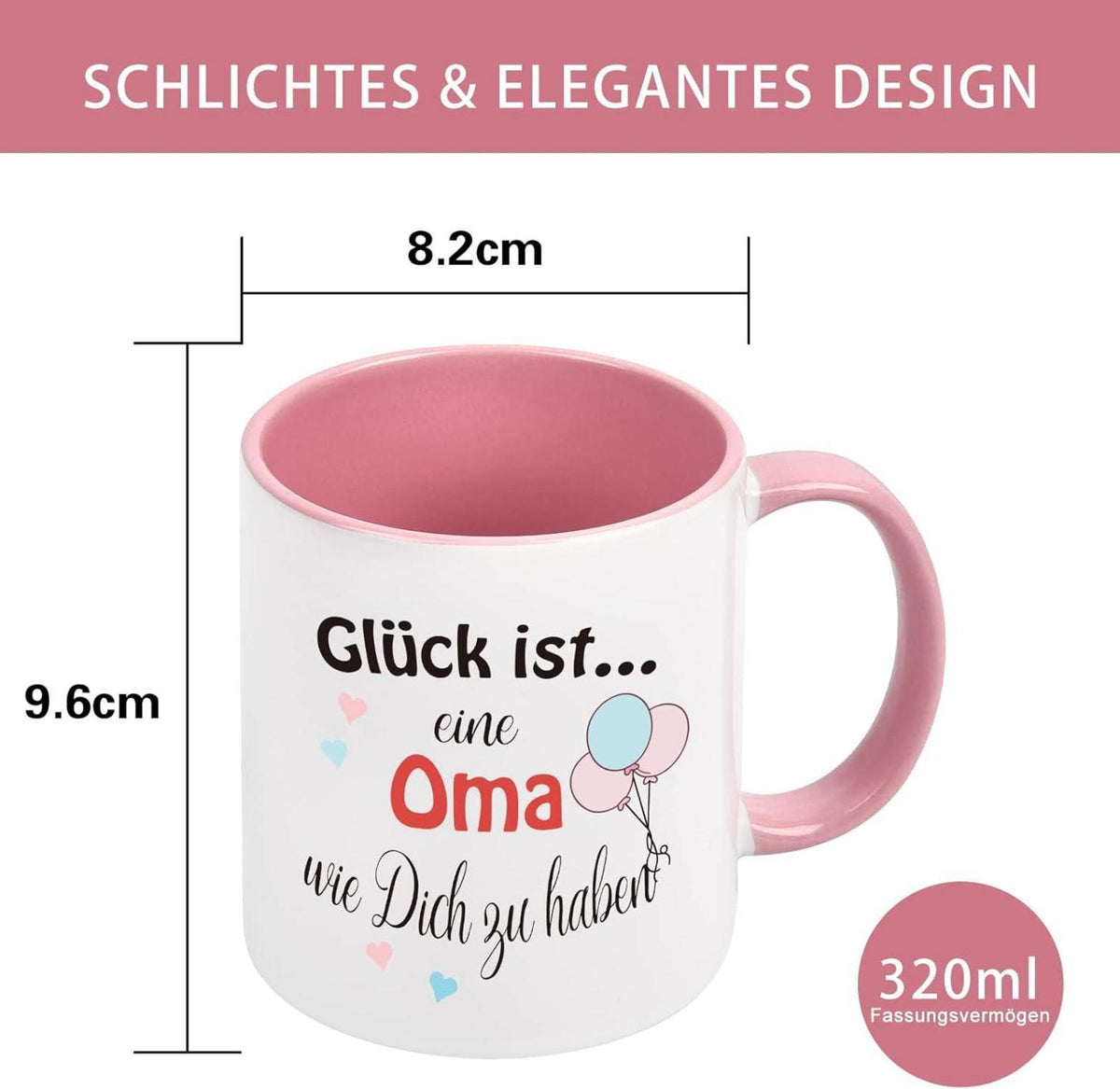 11oz Oma Tasse Glück Oma zu haben Kaffeetasse Muttertag Weihnachten