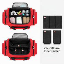 Trauma Tasche Rot – Erste Hilfe Set für Outdoor & Notfälle