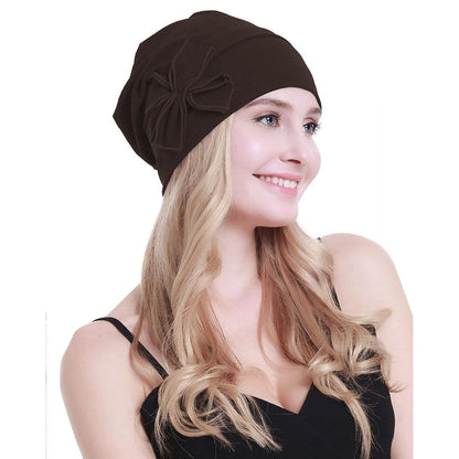Chemo-Turban aus Bio-Baumwolle für Damen, leicht, hautfreundlich