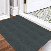DFIONC Fußmatte innen Dunkelgrau 60x90 cm waschbar