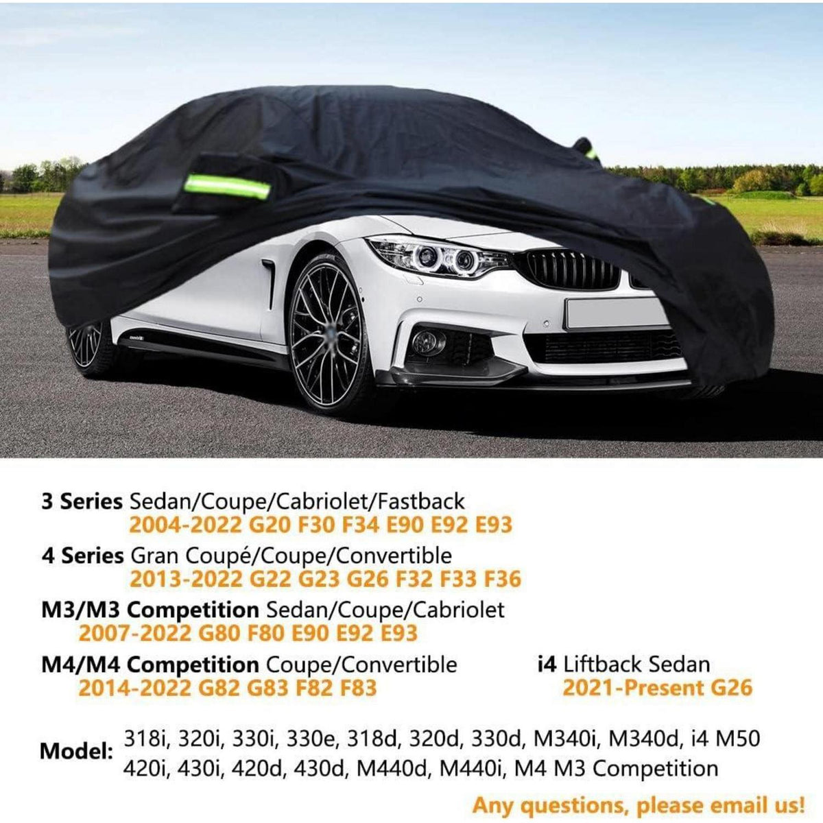 Auto Abdeckplane Wasserdicht BMW 3er M3 & 4er M4