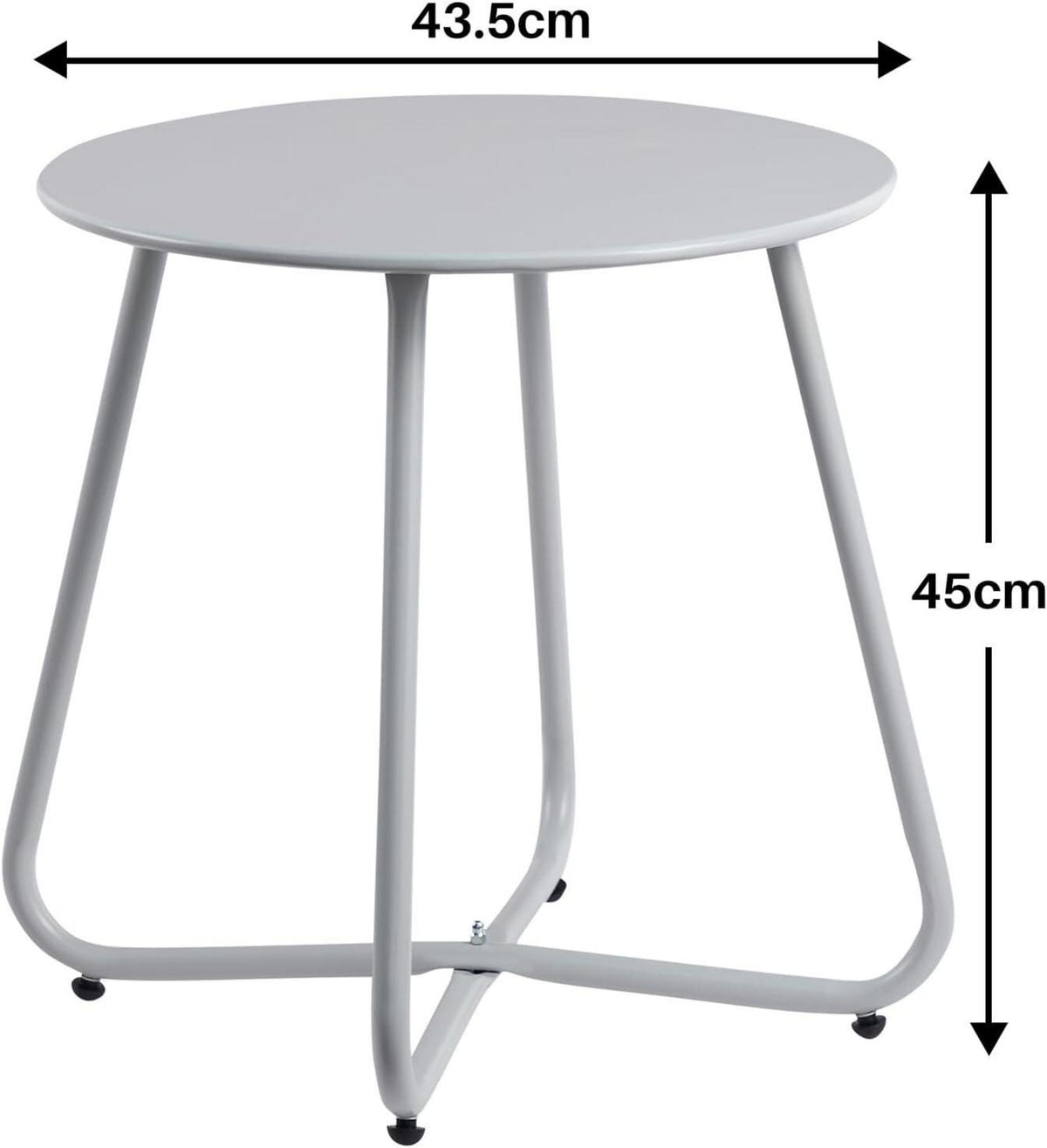 Beistelltisch Outdoor Gartentisch Balkontisch Runder Patio Kaffeetisch