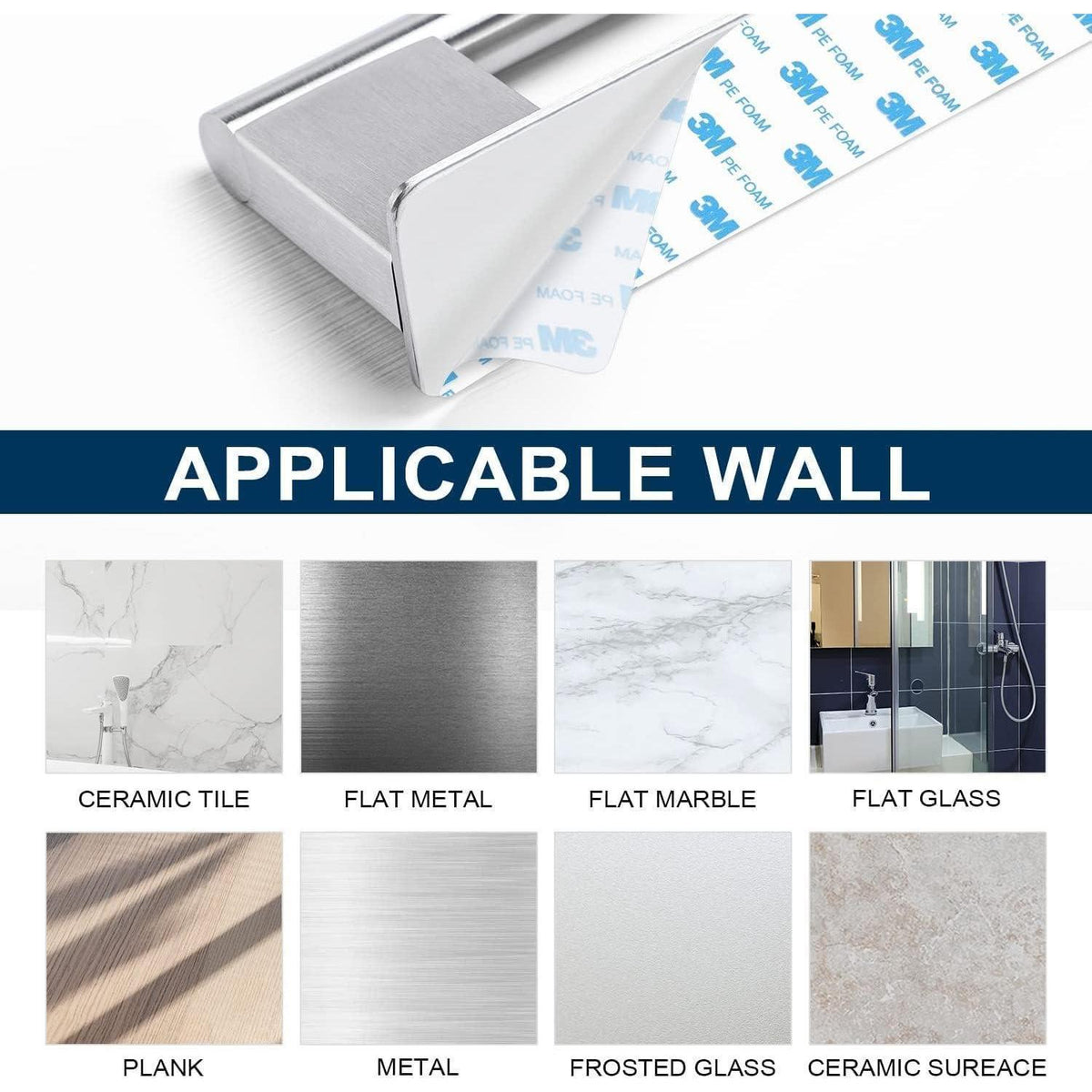 Toilettenpapierhalter Edelstahl Selbstklebend Modern