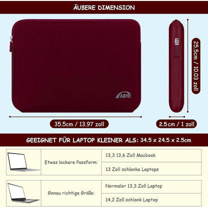 Laptophülle 13,3-14 Zoll Stoßfeste Notebook Schutzhülle