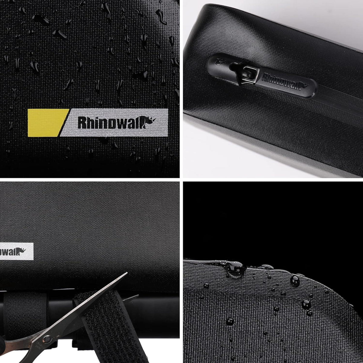 Fahrradtasche Rahmentasche 1.5L Wasserdicht Schwarz-2