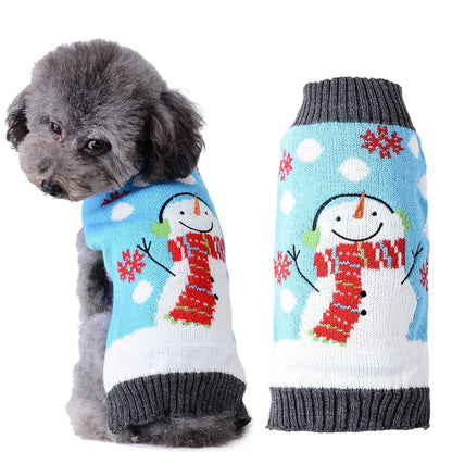 Weihnachts Hundepullover - Warmer Winter-Sweater für kleine Hunde