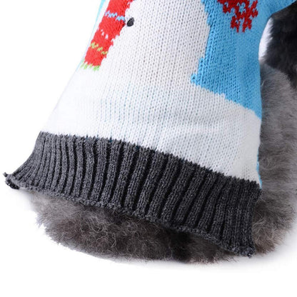 Weihnachts Hundepullover - Warmer Winter-Sweater für kleine Hunde