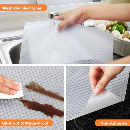 Schubladenmatte EVA transparent 30x150cm, rutschfest & wasserdicht
