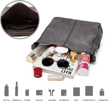 Pahajim Damen Handtaschen Set PU Leder Schultertasche Hobo