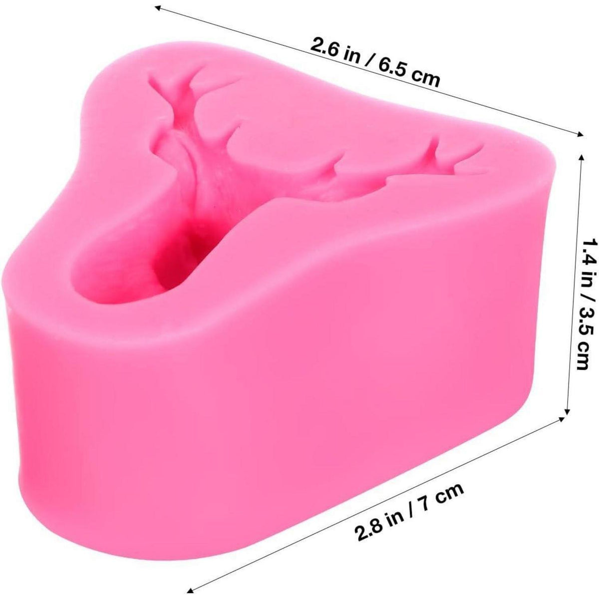 Silikonform Hirschkopf 3D – Für Kuchen, Seife & Schokolade